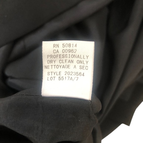 Tahari Black Sexy Illusion Long Sleeve Midi Cocktail Holiday Party Dress Sz 4 - Picture 11 of 16